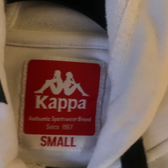 cropped kappa sweater in white - Picture 2 of 2